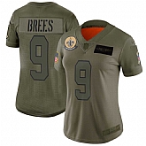 Women Nike Saints 9 Drew Brees 2019 Olive Salute To Service Limited Jersey Dyin,baseball caps,new era cap wholesale,wholesale hats